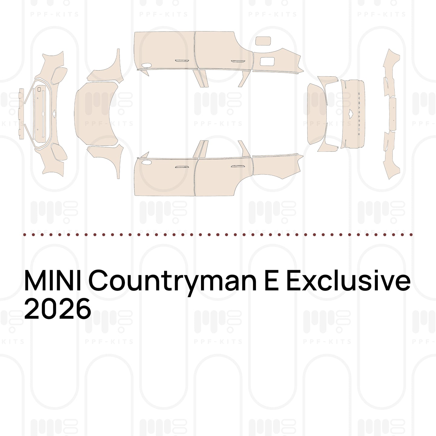 Pre-Cut PPF MINI Countryman E Exclusive 2026