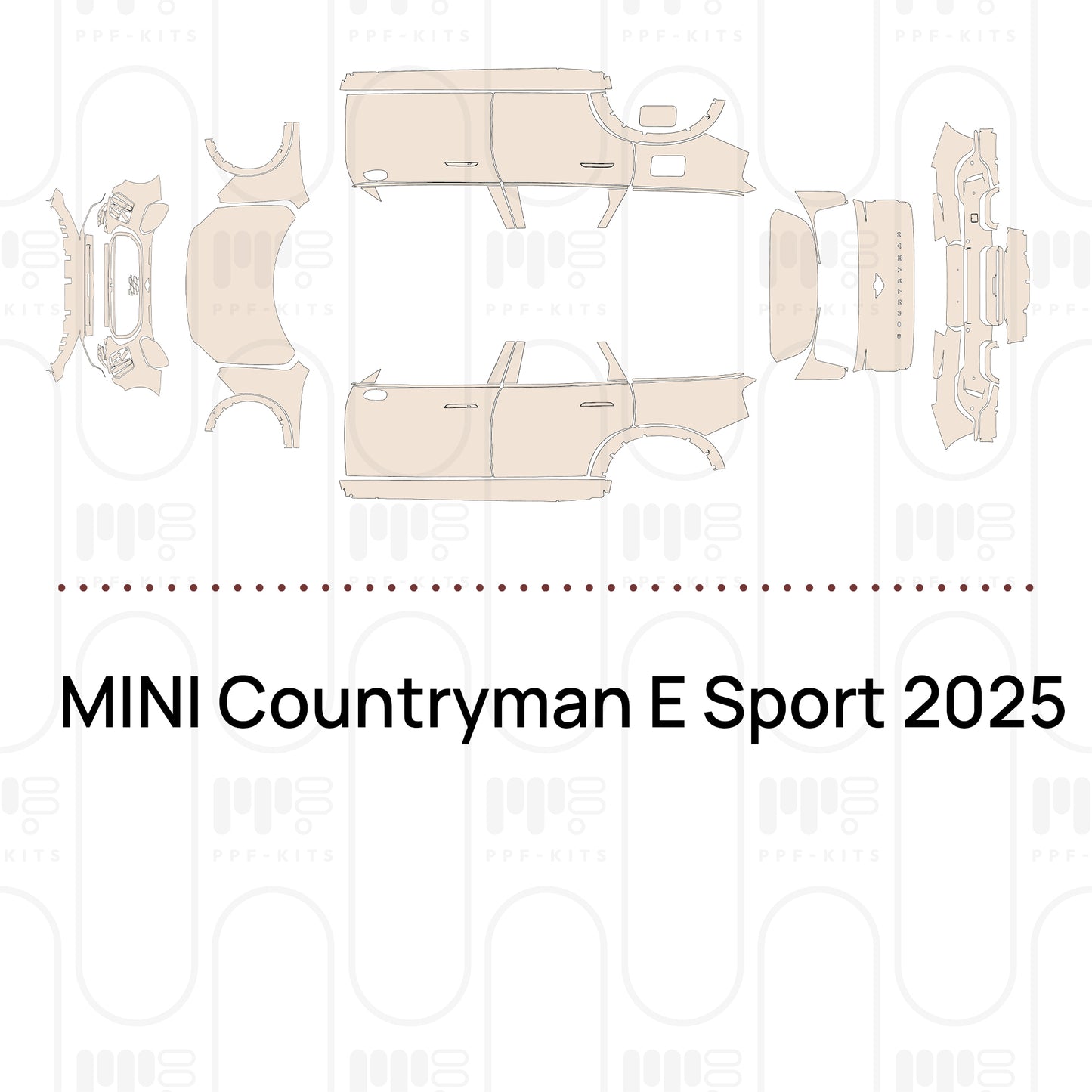 Pre-Cut PPF MINI Countryman E Sport 2025
