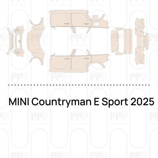 MINI Countryman E Sport 2025 – Pre-Cut PPF