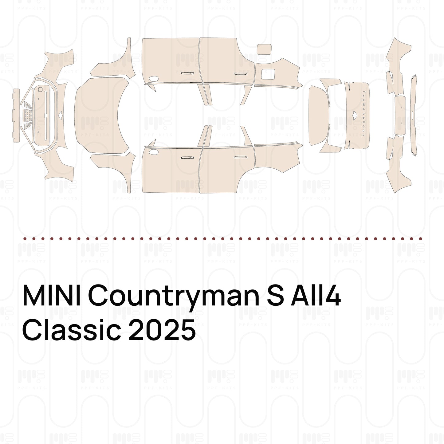 Pre-Cut PPF MINI Countryman S All4 Classic 2025