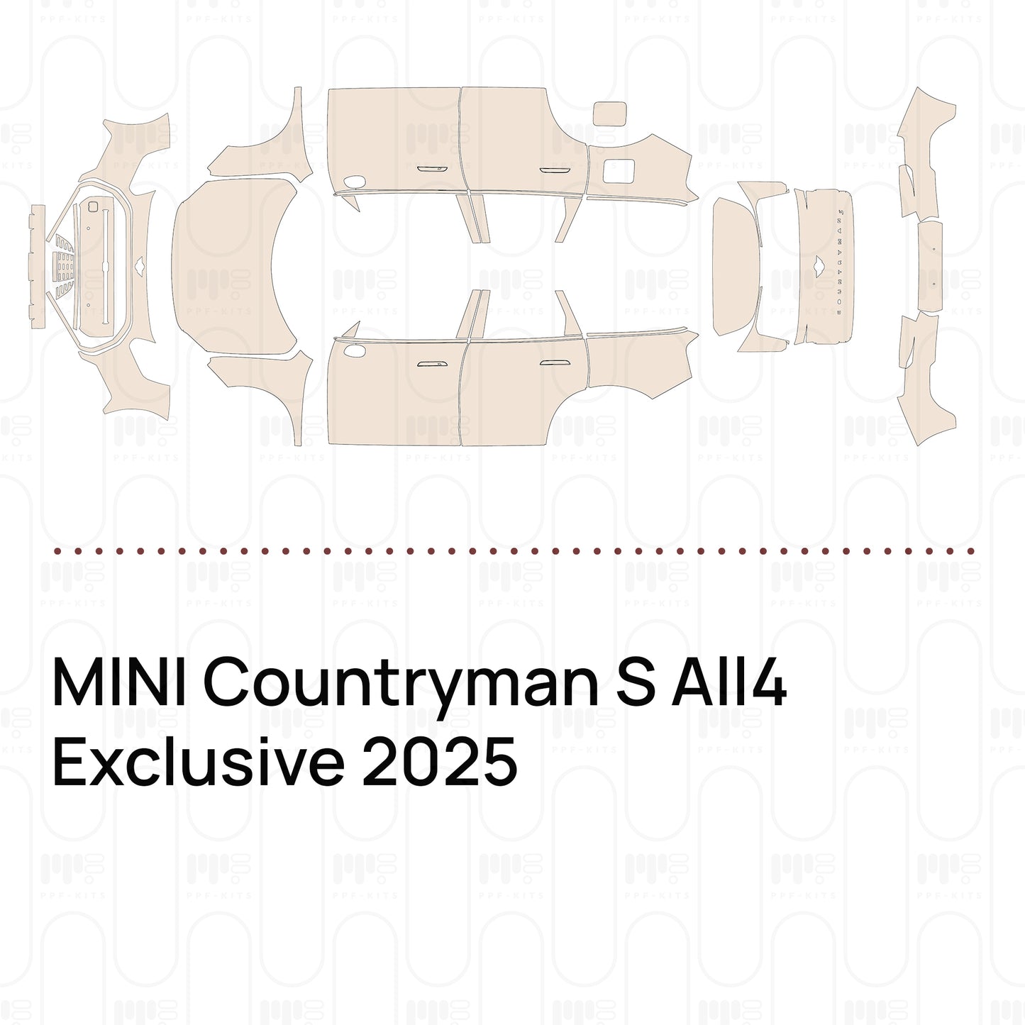 Pre-Cut PPF MINI Countryman S All4 Exclusive 2025