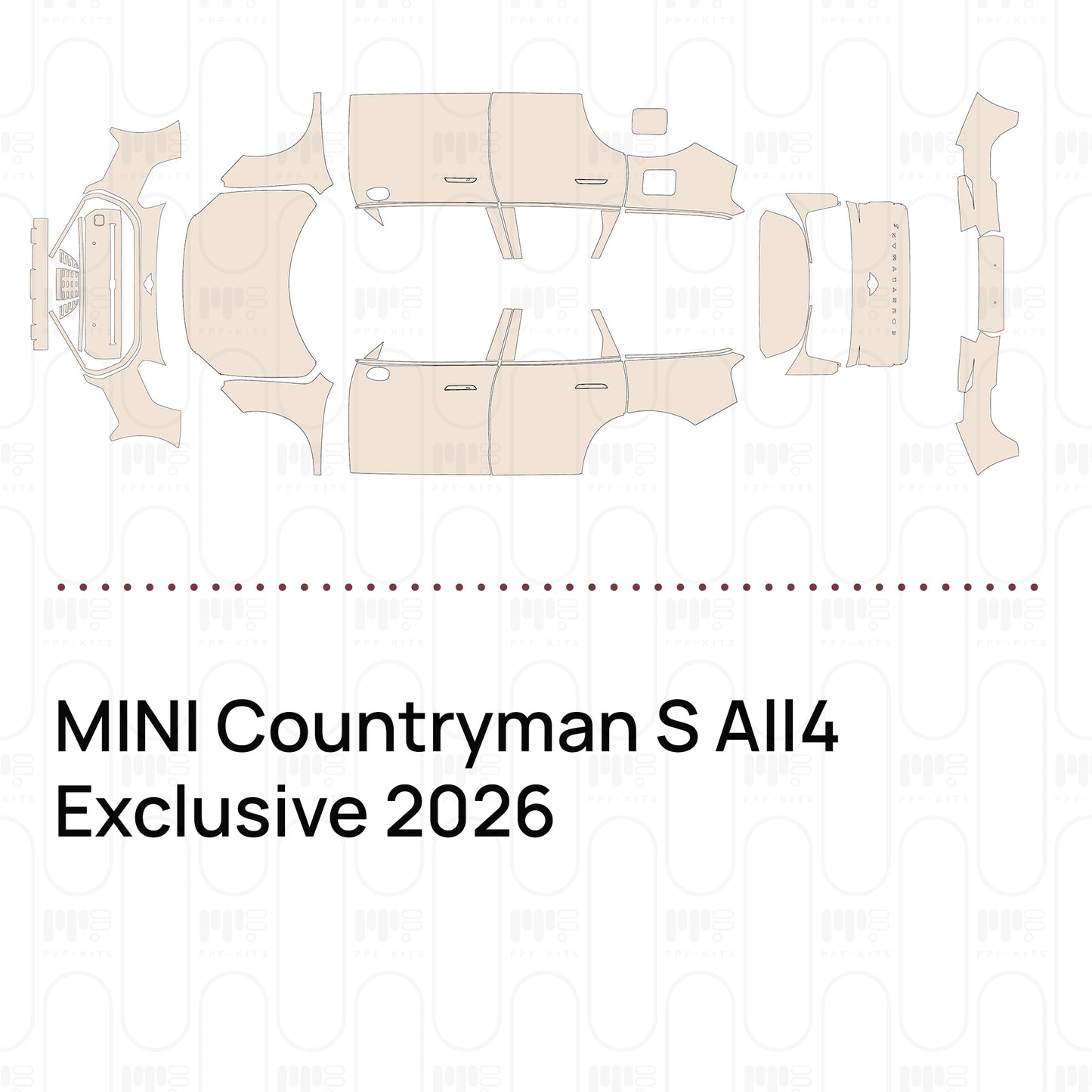 Pre-Cut PPF MINI Countryman S All4 Exclusive 2026