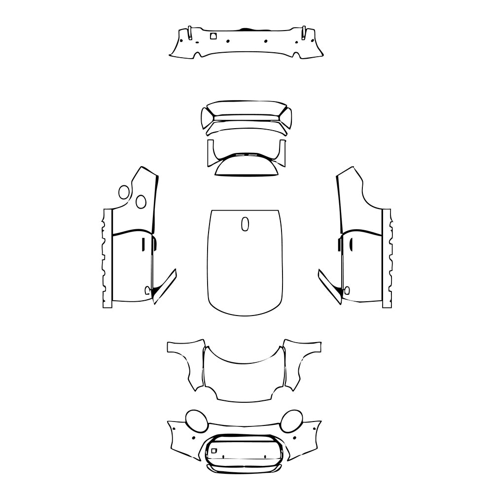 Pre-Cut PPF MINI Electric MINI Cooper Base 2024 - PPF-Kits