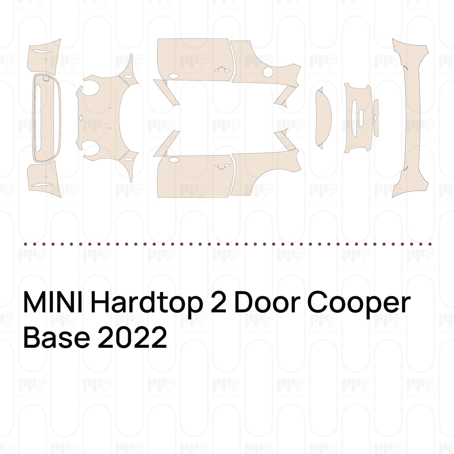 Pre-Cut PPF MINI Hardtop 2 Door Cooper Base 2022