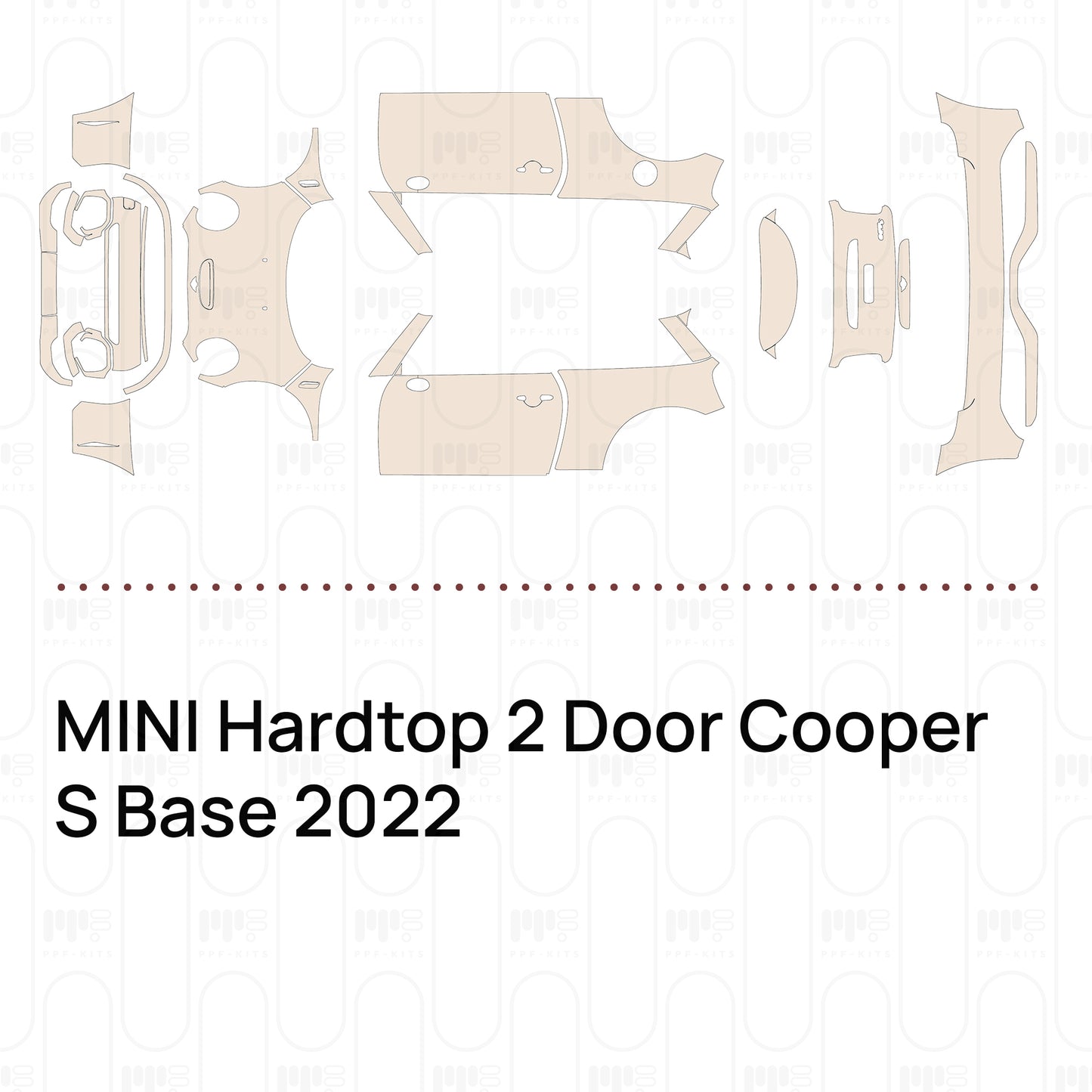 Pre-Cut PPF MINI Hardtop 2 Door Cooper S Base 2022