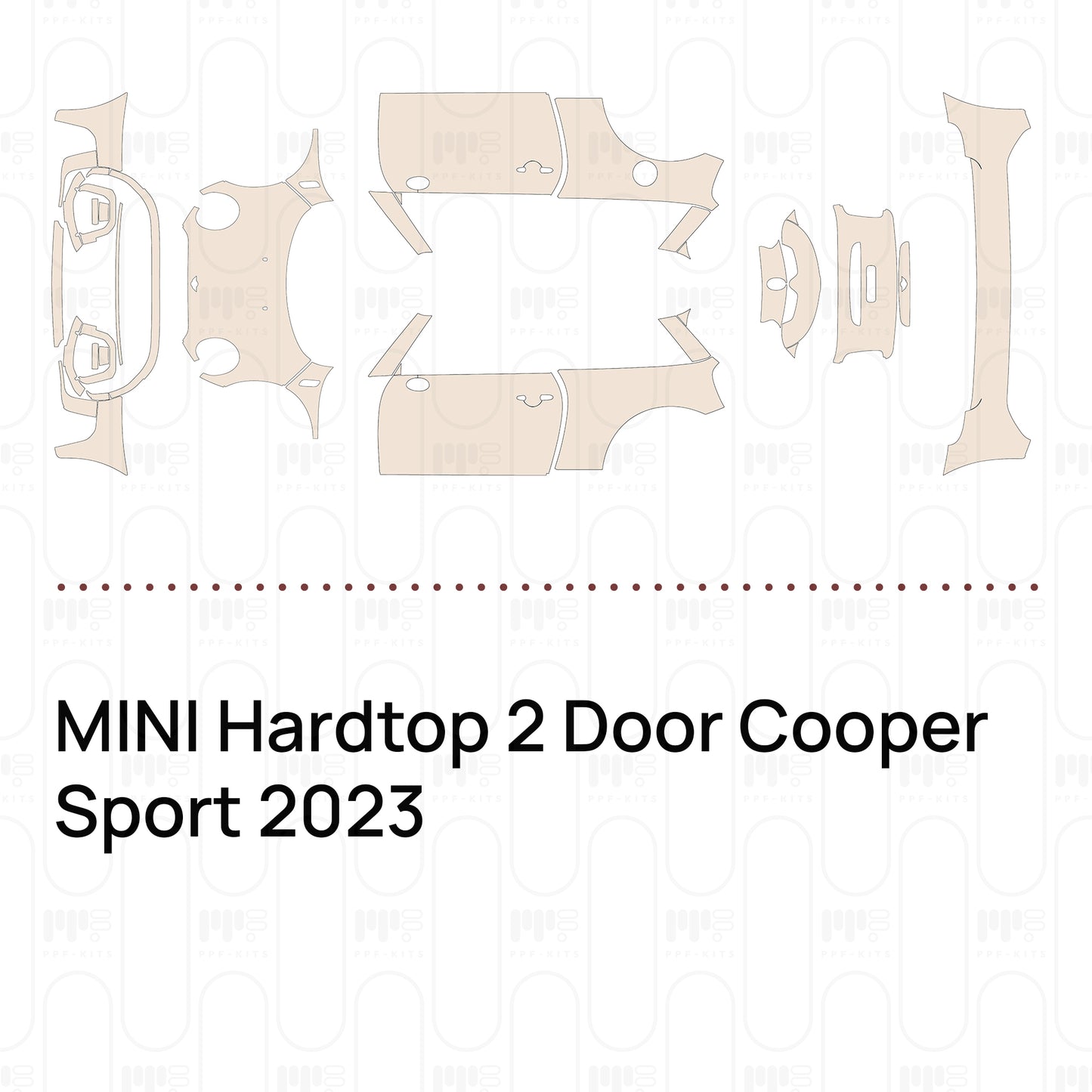 Pre-Cut PPF MINI Hardtop 2 Door Cooper Sport 2023