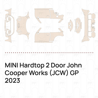 Pre-Cut PPF MINI Hardtop 2 Door John Cooper Works (JCW) GP 2023