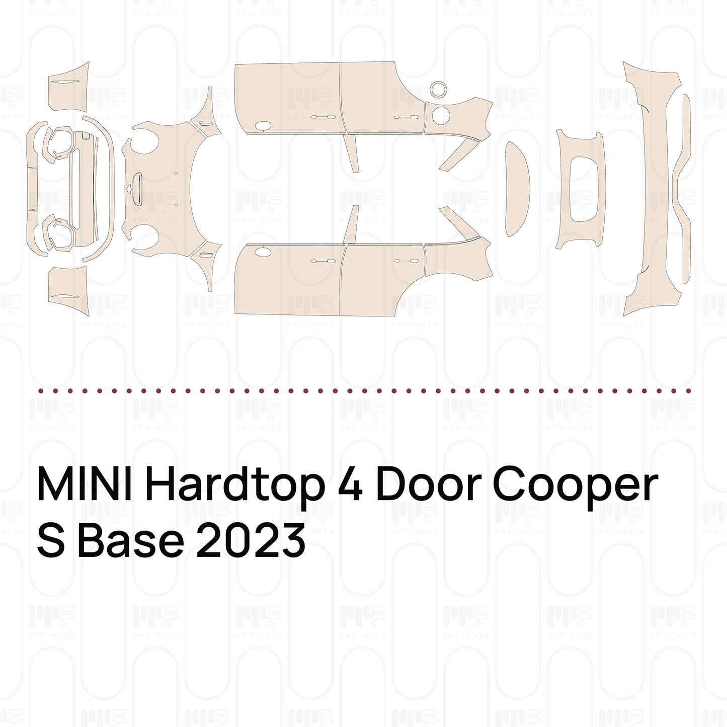 Pre-Cut PPF MINI Hardtop 4 Door Cooper S Base 2023