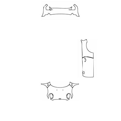 Pre-Cut PPF MINI MINI Convertible Cooper JCW Package 2020 - PPF-Kits