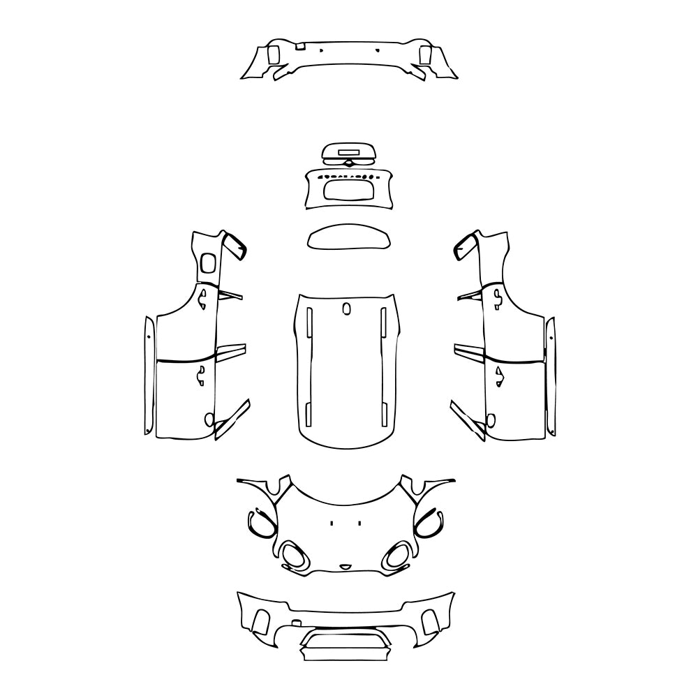 Pre-Cut PPF MINI MINI Countryman Cooper 2023 - PPF-Kits
