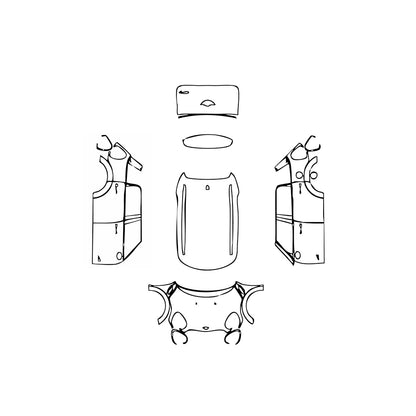 Pre-Cut PPF MINI MINI Countryman Cooper All4 2014 - PPF-Kits