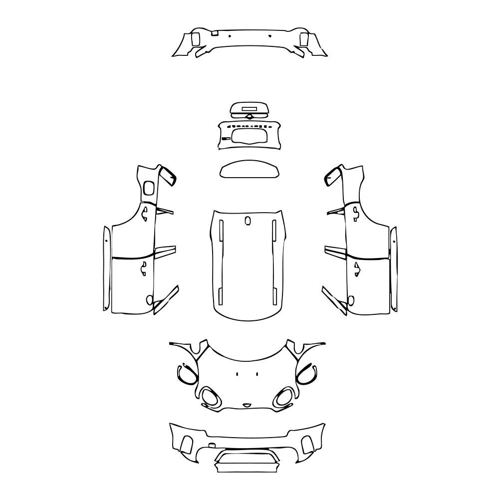 Pre-Cut PPF MINI MINI Countryman Cooper S 2022 - PPF-Kits