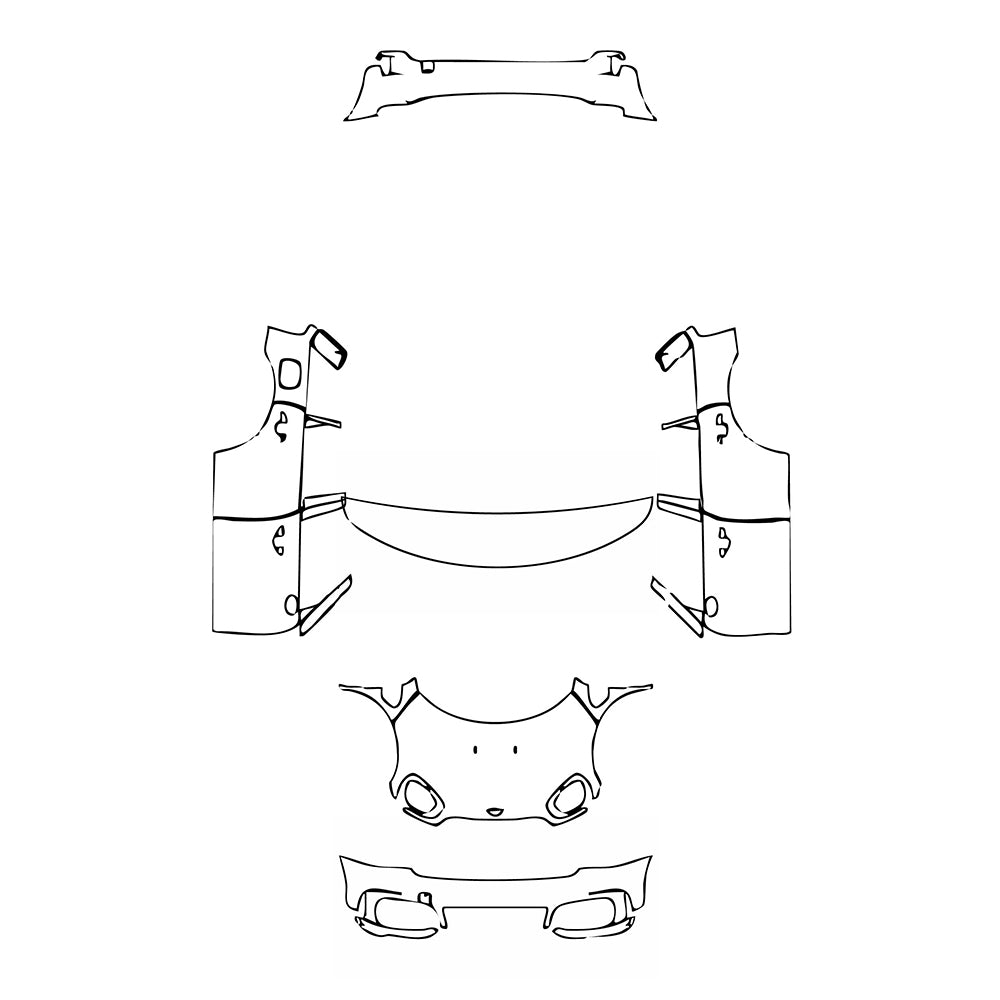 Pre-Cut PPF MINI MINI Countryman John Cooper Works (JCW) 2017 - PPF-Kits