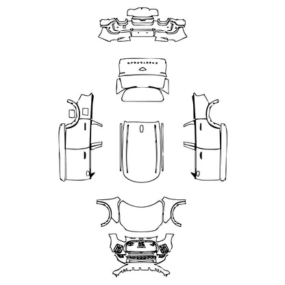 Pre-Cut PPF MINI MINI Countryman John Cooper Works (JCW) 2024 - PPF-Kits