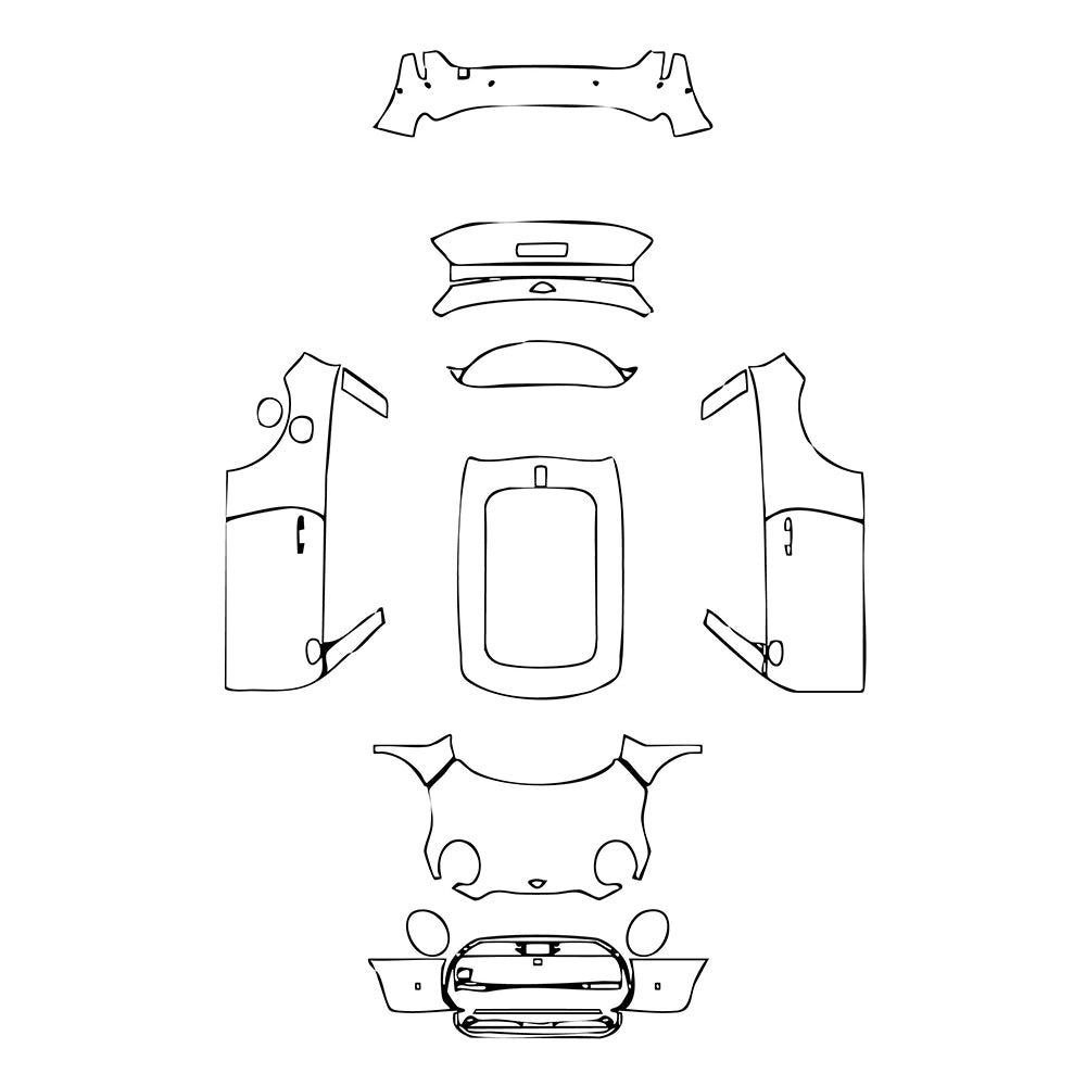Pre-Cut PPF MINI MINI Hardtop 2 Door Cooper C Base 2024 - PPF-Kits