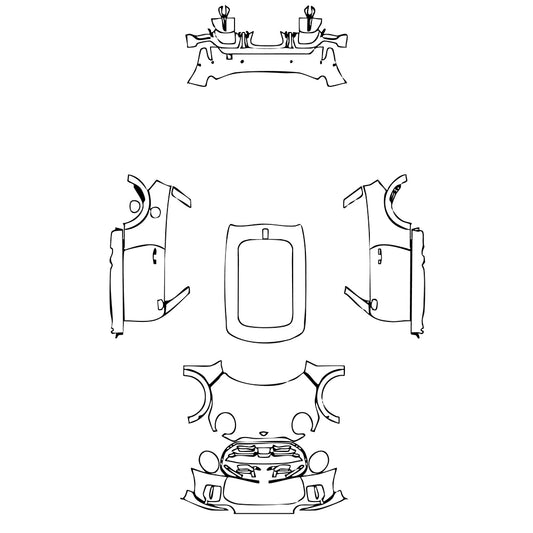 Pre-Cut PPF MINI MINI Hardtop 2 Door Cooper S Sport 2024 - PPF-Kits