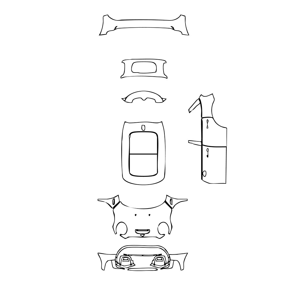 Pre-Cut PPF MINI MINI Hardtop 4 Door Cooper S Sport 2022 - PPF-Kits