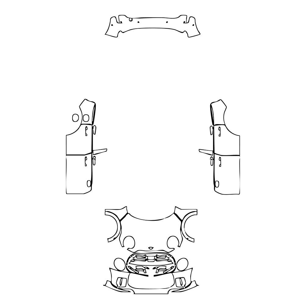 Pre-Cut PPF MINI MINI Hardtop 4 Door Cooper S Sport 2025 - PPF-Kits