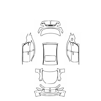 Pre-Cut PPF Maserati Ghibli Ghibli S Q4 Base 2019 - PPF-Kits