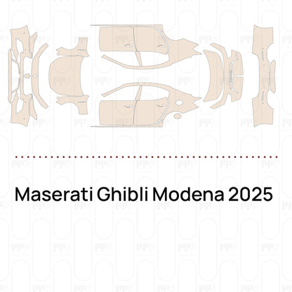 Pre-Cut PPF Maserati Ghibli Modena 2025