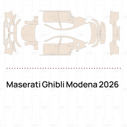 Pre-Cut PPF Maserati Ghibli Modena 2026
