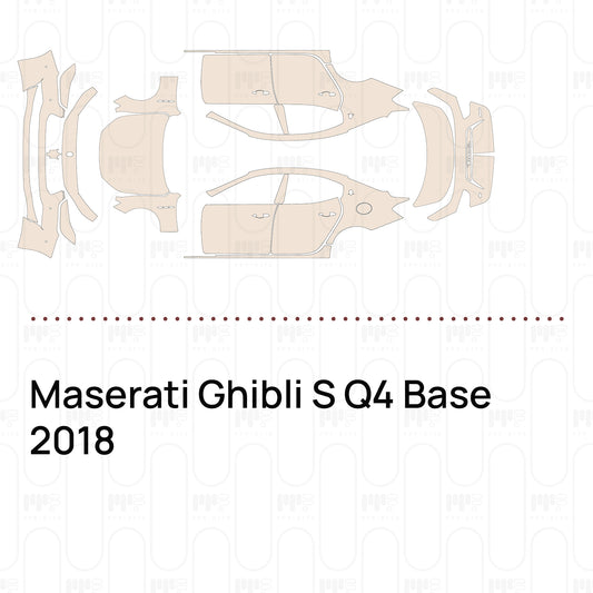 Pre-Cut PPF Maserati Ghibli S Q4 Base 2018