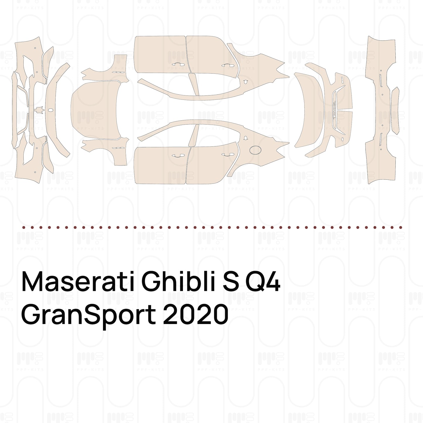 Pre-Cut PPF Maserati Ghibli S Q4 GranSport 2020