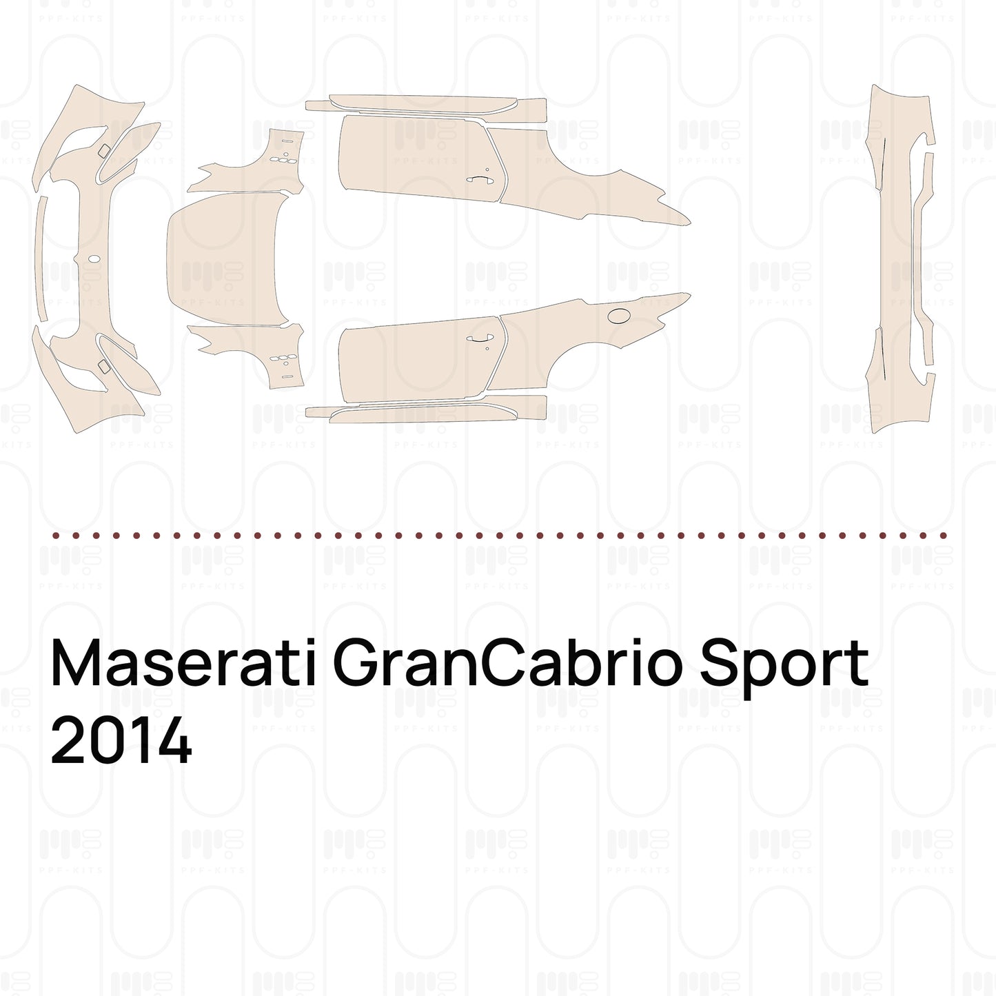 Pre-Cut PPF Maserati GranCabrio Sport 2014