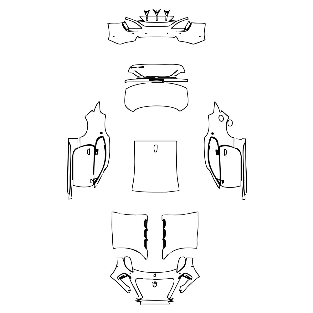 Pre-Cut PPF Maserati GranTurismo Trofeo 2023 - PPF-Kits