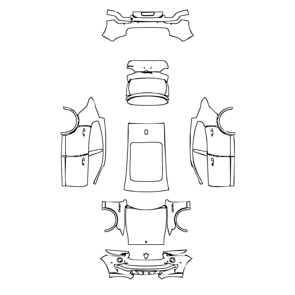 Pre-Cut PPF Maserati Levante GT 2024 - PPF-Kits