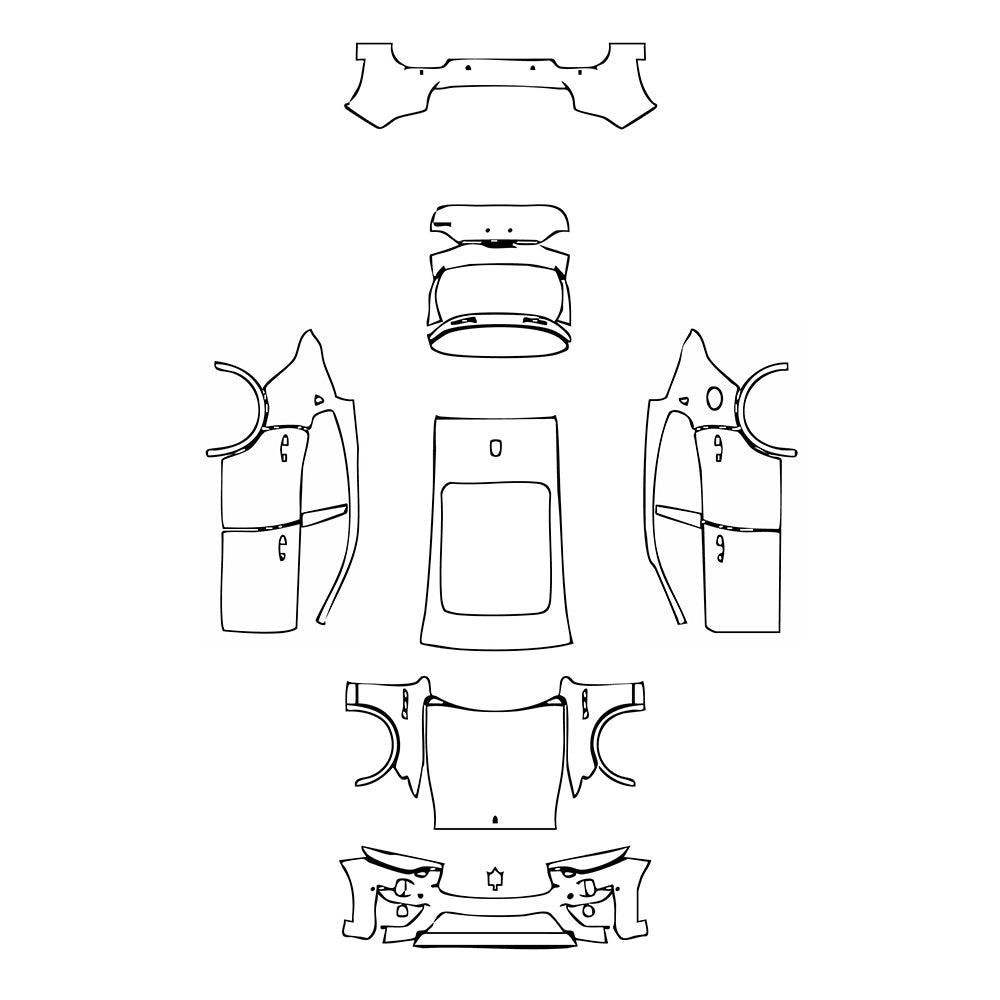 Pre-Cut PPF Maserati Levante Trofeo 2020 - PPF-Kits
