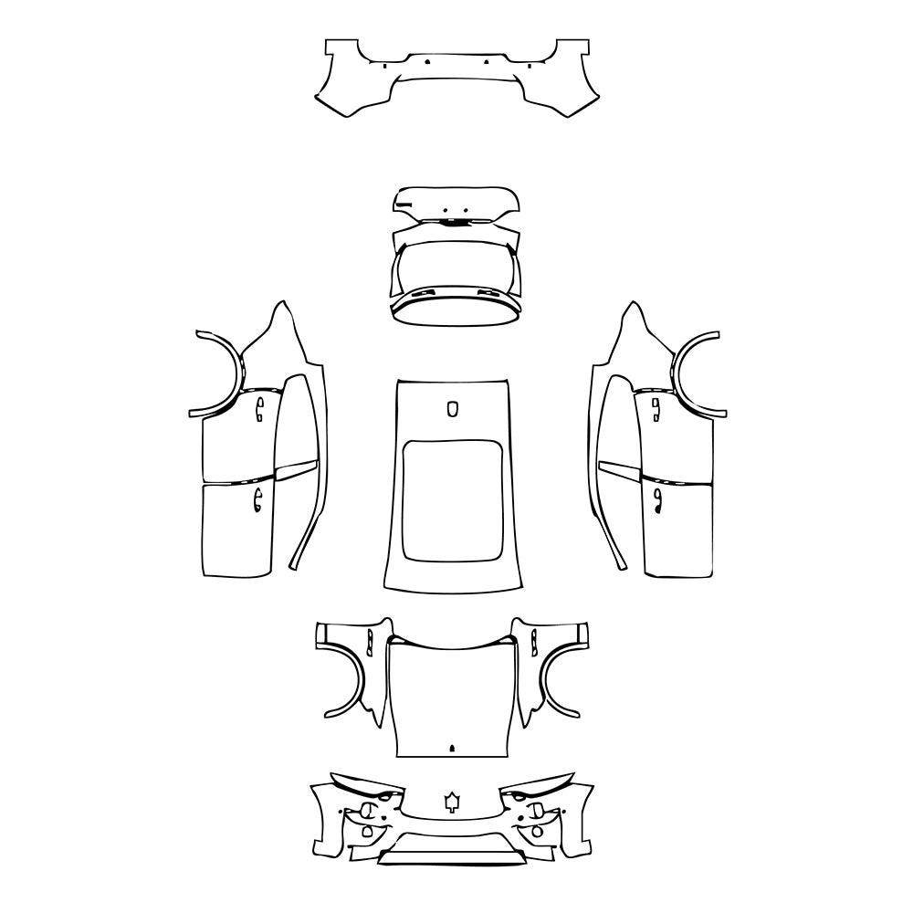 Pre-Cut PPF Maserati Levante Trofeo 2024 - PPF-Kits