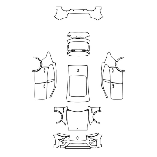 Pre-Cut PPF Maserati Levante Trofeo 2024 - PPF-Kits