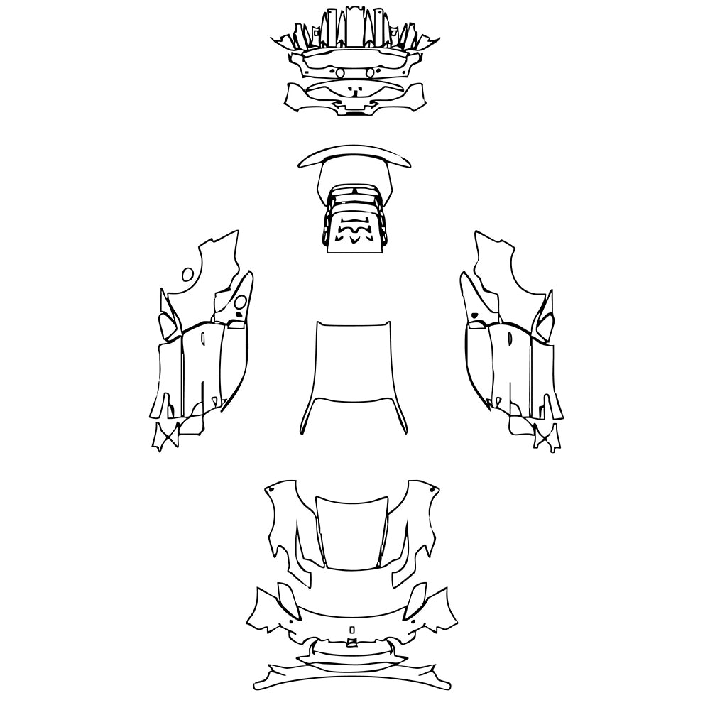 Pre-Cut PPF Maserati MC20 2020 - PPF-Kits