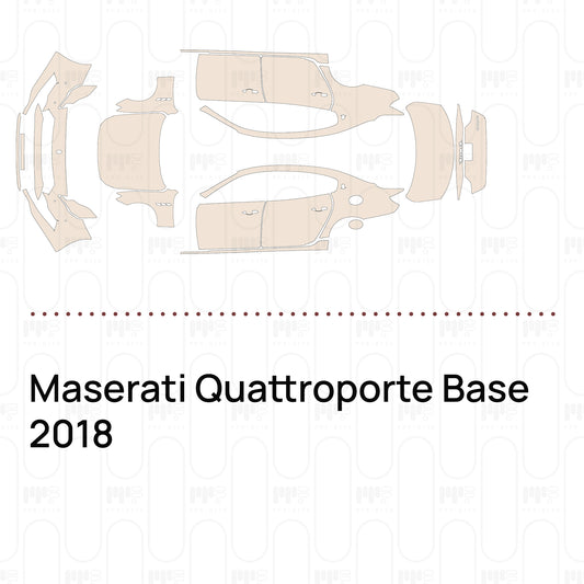 Pre-Cut PPF Maserati Quattroporte Base 2018
