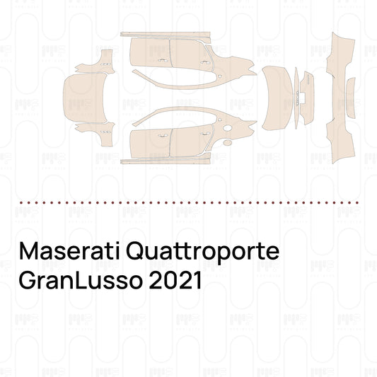 Pre-Cut PPF Maserati Quattroporte GranLusso 2021
