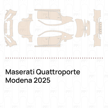 Pre-Cut PPF Maserati Quattroporte Modena 2025