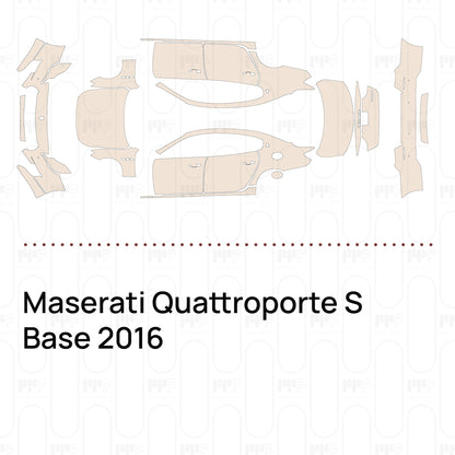 Pre-Cut PPF Maserati Quattroporte S Base 2016