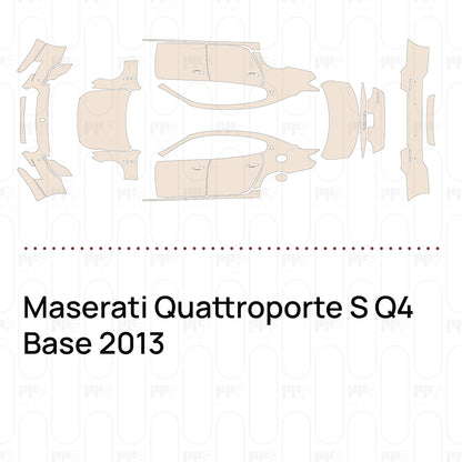 Pre-Cut PPF Maserati Quattroporte S Q4 Base 2013
