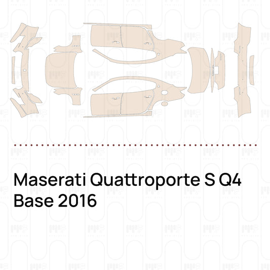 Pre-Cut PPF Maserati Quattroporte S Q4 Base 2016