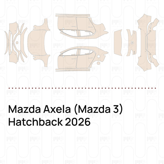 Pre-Cut PPF Mazda Axela (Mazda 3) Hatchback 2026
