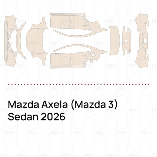 Pre-Cut PPF Mazda Axela (Mazda 3) Sedan 2026