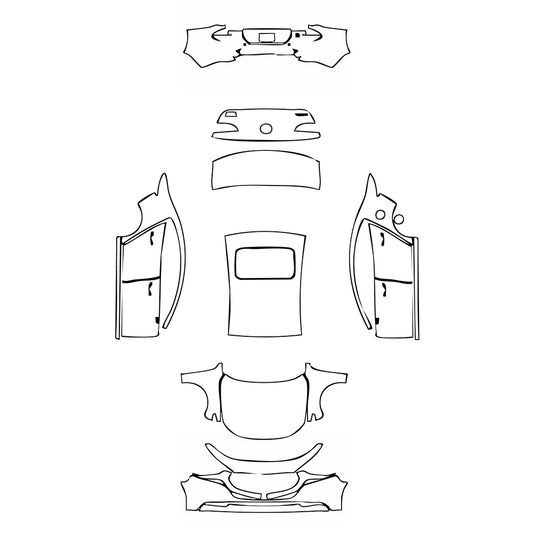 Pre-Cut PPF Mazda Axela (Mazda 3) Sedan Saloon 2021 - PPF-Kits