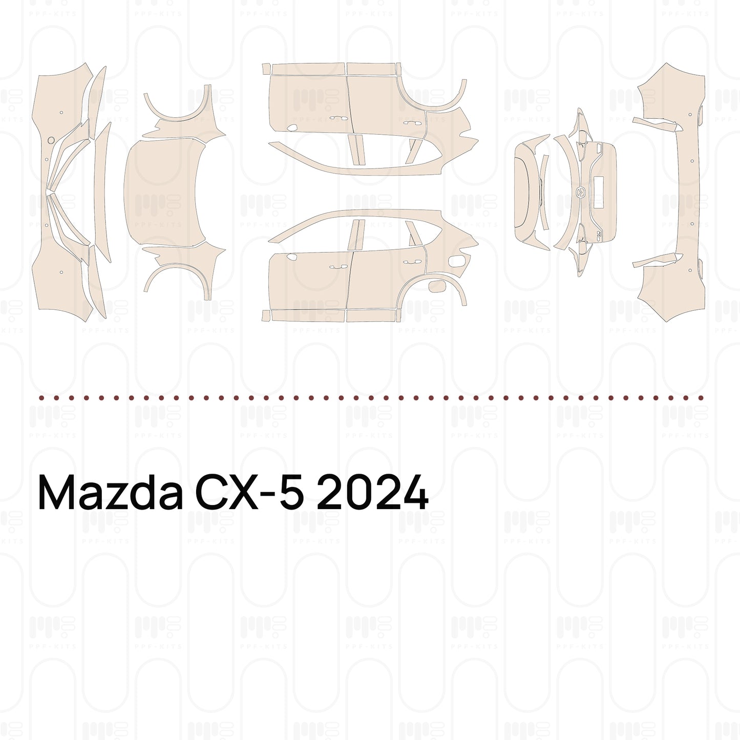 Pre-Cut PPF Mazda CX-5 2024