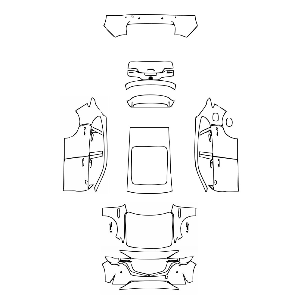 Passgenaue Lackschutzfolien PPF Mazda CX-60 (EU) Exclusive-Line 2025