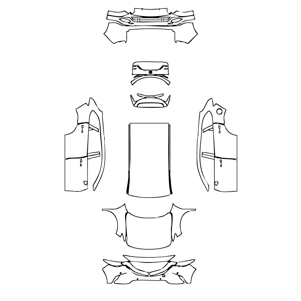 Pre-Cut PPF Mazda CX-9 2019 - PPF-Kits