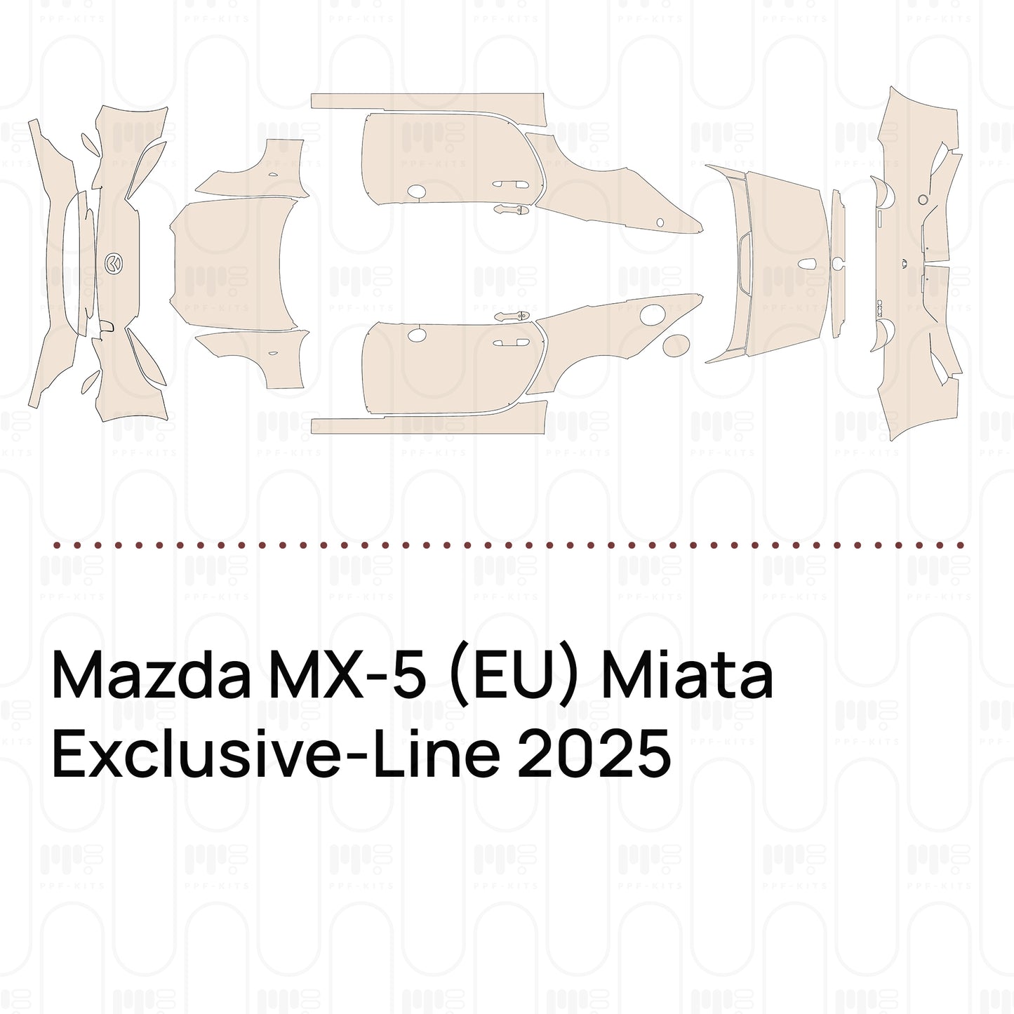 Pre-Cut PPF Mazda MX-5 (EU) Miata Exclusive-Line 2025