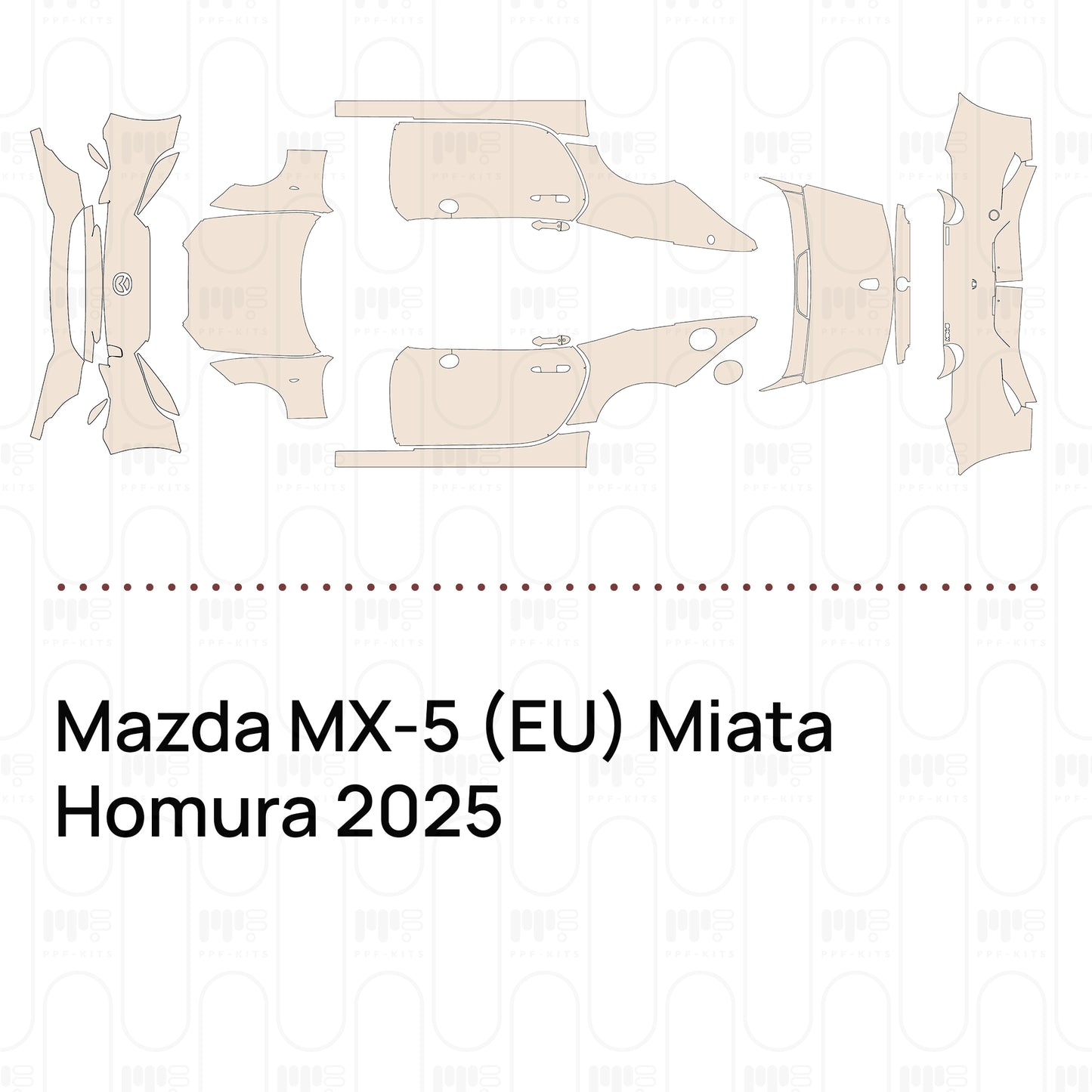 Pre-Cut PPF Mazda MX-5 (EU) Miata Homura 2025