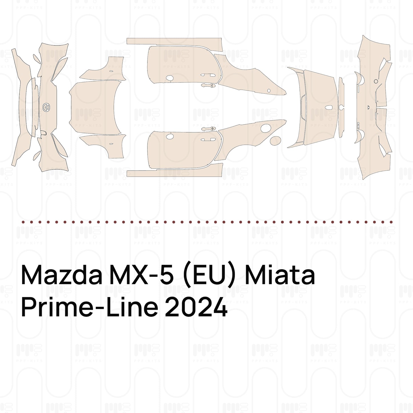 Pre-Cut PPF Mazda MX-5 (EU) Miata Prime-Line 2024