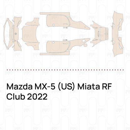 Pre-Cut PPF Mazda MX-5 (US) Miata RF Club 2022